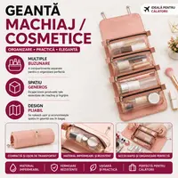 Geanta pentru voiaj, organizator pentru cosmetice si machiaj