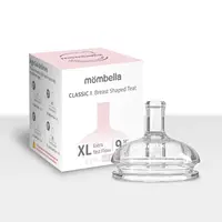 Tetina biberon Classic anti-colici Mombella, flux consistent XL, 9 luni+