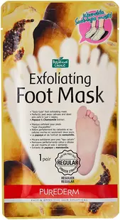 Purederm Mască de picioare Exfoliating, Regular, 40 ml