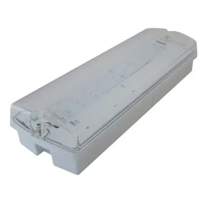 CIL de sig-evacuare cu LED, regim permanent/ nepermanent 230V,50 Hz,5W,400lm, 20xLED,3h,3,2V/3200mAh,LiFePO,IP65