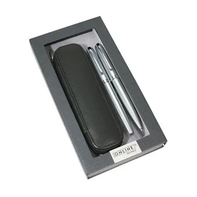 Set stilou și pix Online Elegance - Silver