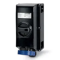 Priza interblocabilan16A 2P+E 12h TST>50V 50Hz 60Hz II 2GD 130X260MM_PAR terminal cu surub Cu interblocaj mecanic Low temperature [-50°C]