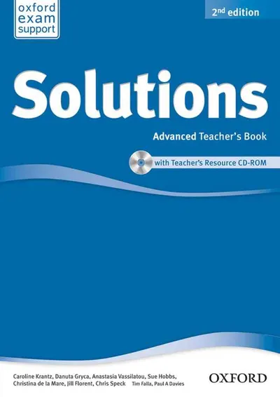 Solutions 2nd Edition Advanced Teacher's Book and CD-ROM Pack- REDUCERE 50%