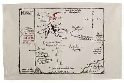 Prosop Weta Movies: The Hobbit - Thorins Map