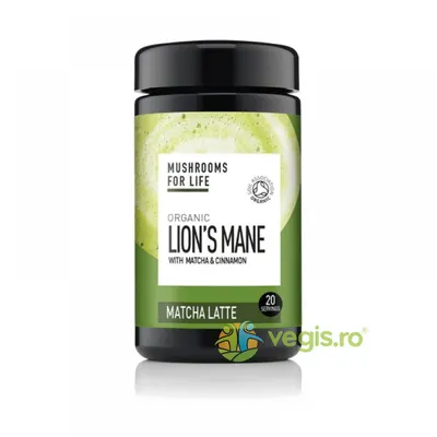 Lion's Mane 1000mg + Matcha Latte si Scortisoara 110g