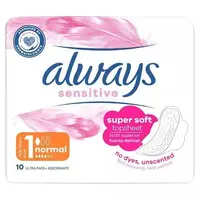 Absorbante Ultra Sensitive Normal, 10 bucati, Always