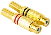 Conector Master Audio - MA286, RCA, auriu