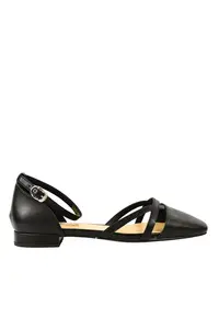 Pantofi vara - dama - 8VH2443-X8813 negru - piele naturala - Negru