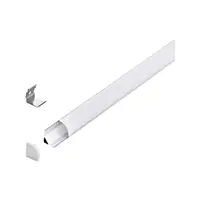 LED-Stripe Corner Profile opal semicircular cover wh 3000mm