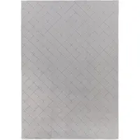 Covor Antiderapant, 120 x 160 cm, Gri, Model Blanita Lop Grofat 076