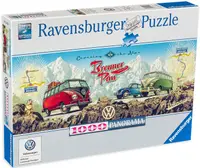 Puzzle Ravensburger din 1000 de piese - Excursie in Alpi
