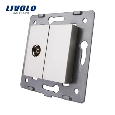 Modul Priza simpla TV Gri