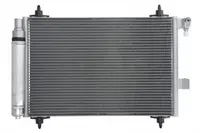 Condensator climatizare (cu uscator) potrivit CITROEN C5 II, C5 III, C5 II KOMBI, C6; PEUGEOT 206, 407, 407 KOMBI 1.1-3.0 08.98-