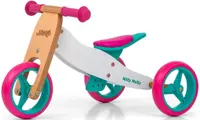 Bicicleta de echilibru Milly Mally - Jake, 2in1, Roz clasic