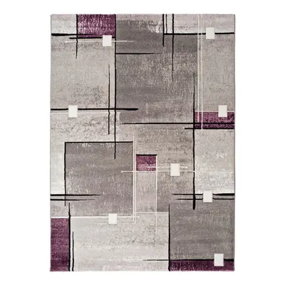 Covor Universal Detroit, 200 x 290 cm, gri - violet