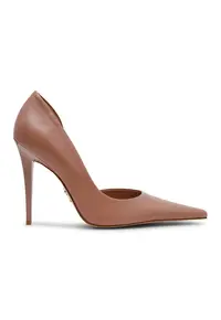 Pantofi D'Orsay cu toc stiletto - Maro scortisoara