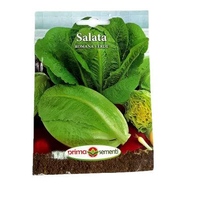 Seminte salata Romana Verde 3 gr, Prima Sementi - Default Title