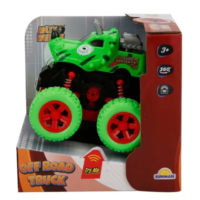 Masina Off Road, Maxx Wheels, Speed Dinosaur, Verde