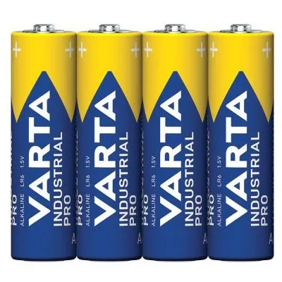 Varta baterie alcalina IndustrialPro AA (LR6) bulk, set de 4 baterii AA, A0115424