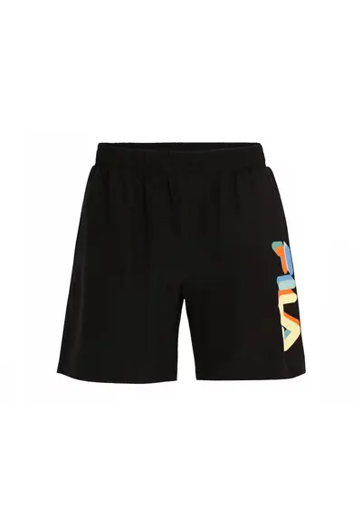 Pantaloni scurti de plaja barbati negru - material usor
