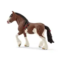 Figurina Schleich Farm World Horses - Iapa Clydesdale cu coama impletita