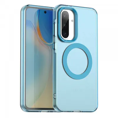 Husa MagSafe pentru Samsung Galaxy A36 A366, Techsuit, CandyCase, Albastra