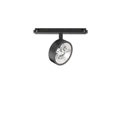 Sistem de iluminat pe sina Ego track flat single 09w 3000k dali Negru