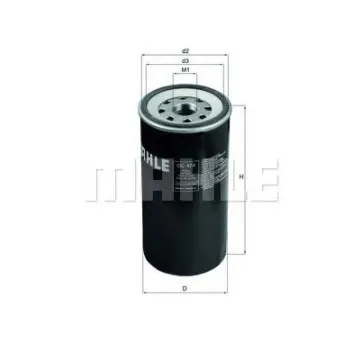 Filtru ulei MAHLE ORIGINAL OC 474