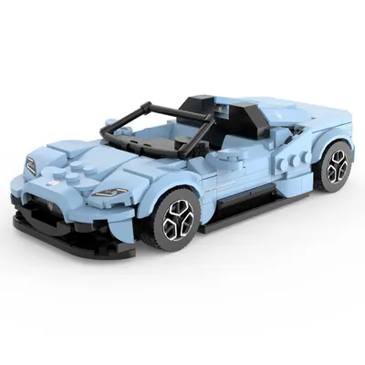 Set constructie masinuta, Rastar, Maserati Mc20, 1:30, 370 piese