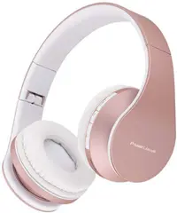 Căști wireless PowerLocus - P1, roz/aurii