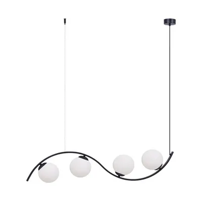 Zuma Line Pendant Wave 5014 4xe14 Negru/alb
