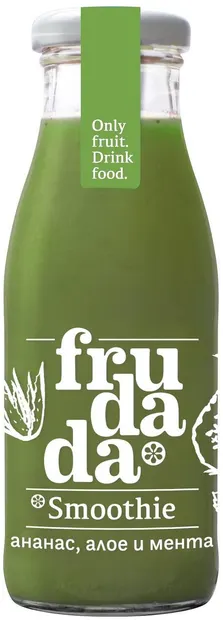 Smoothie, Ananas, Aloe Vera și Mentă, 250 ml, Frudada