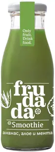 Smoothie, Ananas, Aloe Vera și Mentă, 250 ml, Frudada