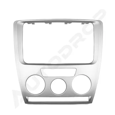 Ramă adaptoare Skoda Octavia 2 Non-Facelift (Clima Manuală) 2004-2009 - fațetă 213 133 (RNS 510 RCD 330), montaj dedicat