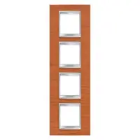 Placa ornament CProiector HORUS LUX international - IN TECHNOPOLYMER finisaj lemnING - 2+2+2+2 modul VERTICAL - CHERRY - CProiector HORUS
