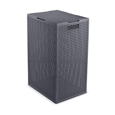 Coș de rufe gri închis din plastic reciclat 60 l Kaya – Curver