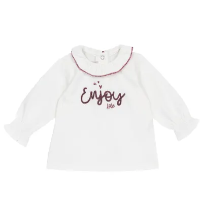 Bluza copii Chicco, alb, 00777-69MFCO