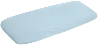 Cearceaf din bambus cu elastic Sensillo - Albastru, 90 х 40 cm