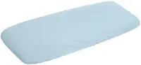 Cearceaf din bambus cu elastic Sensillo - Albastru, 90 х 40 cm