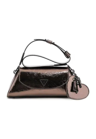 Geanta crossbody de piele ecologica - Negru