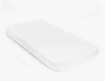 Protectie impermeabila pentru saltea KikkaBoo 80x50x8 cm din fibre bambus, suprafata terry, prevazuta cu elastic roata pentru fixare optima