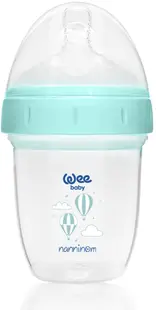 Sticlă pentru bebeluși Wee Baby - Nanninom, anticolici, 150 ml
