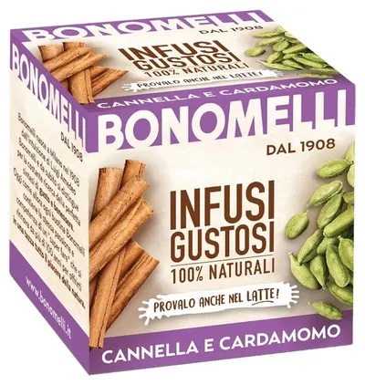 Ceai de plante cu scorțișoară și cardamom, 10 pliculețe, Bonomelli