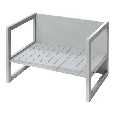 Bancă de copii gri Country Style – Roba