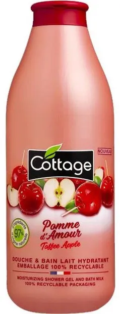 Cottage Gel de duș și spumă de baie Caramelized Apple, 750 ml