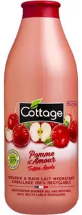 Cottage Gel de duș și spumă de baie Caramelized Apple, 750 ml