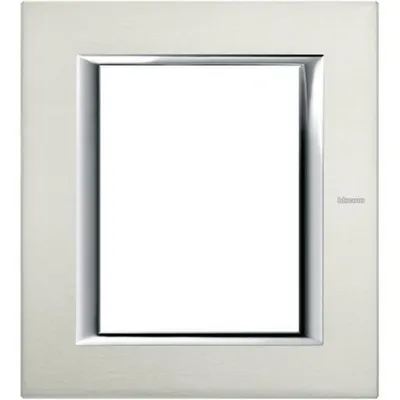 Rama dreptunghiulara Axolute aluminiu lucios 3+3 module - Natural
