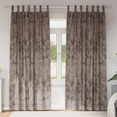 Gossi draperii din catifea 2 buc cu ochiuri cappuccino 245x140 cm