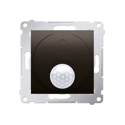 Intrerupator cu senzor de miscare si protectie impotriva accesului neautorizat la elementelle de comanda, 20-500W,maron mat meta