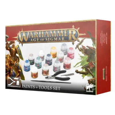 Warhammer Age of Sigmar Paints + Tools Set